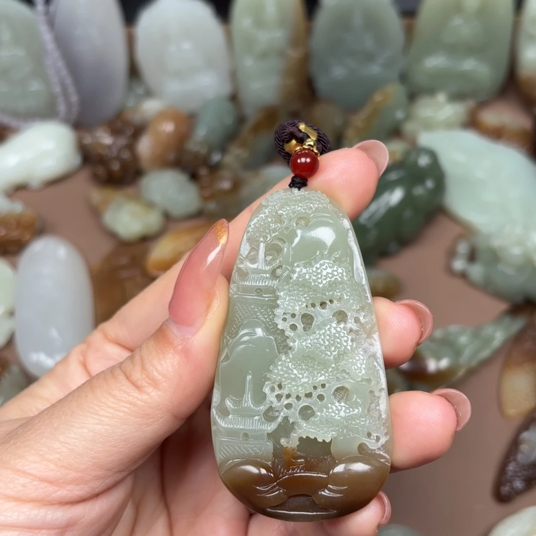 和田玉颈饰未镶嵌