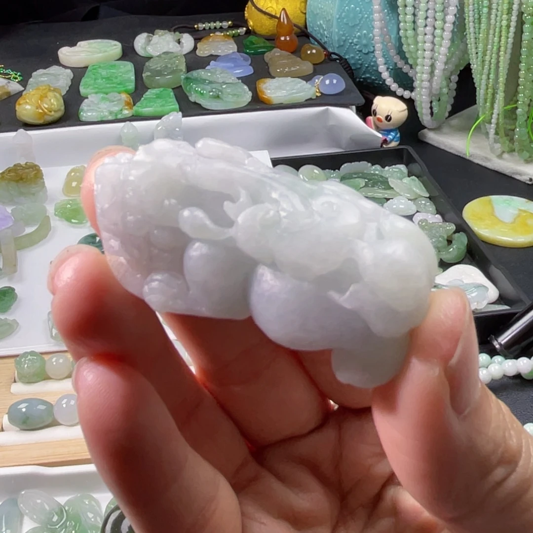 未镶嵌定制翡翠毛货