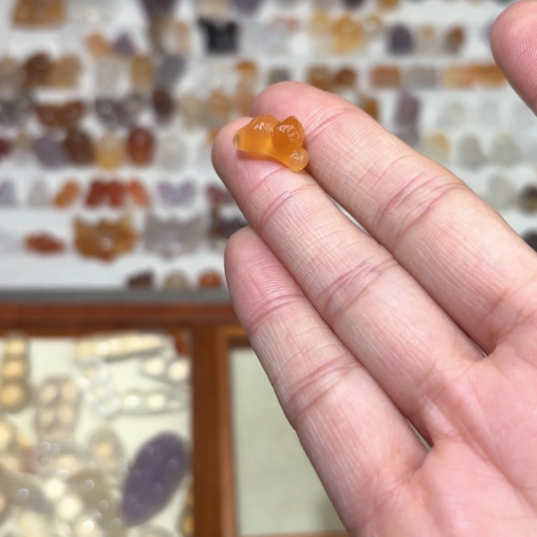 玛瑙/玉髓颈饰未镶嵌猫*头