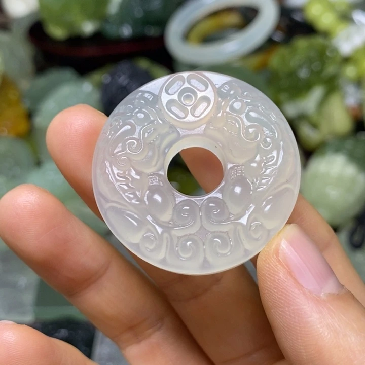 岫玉未镶嵌岫玉挂件