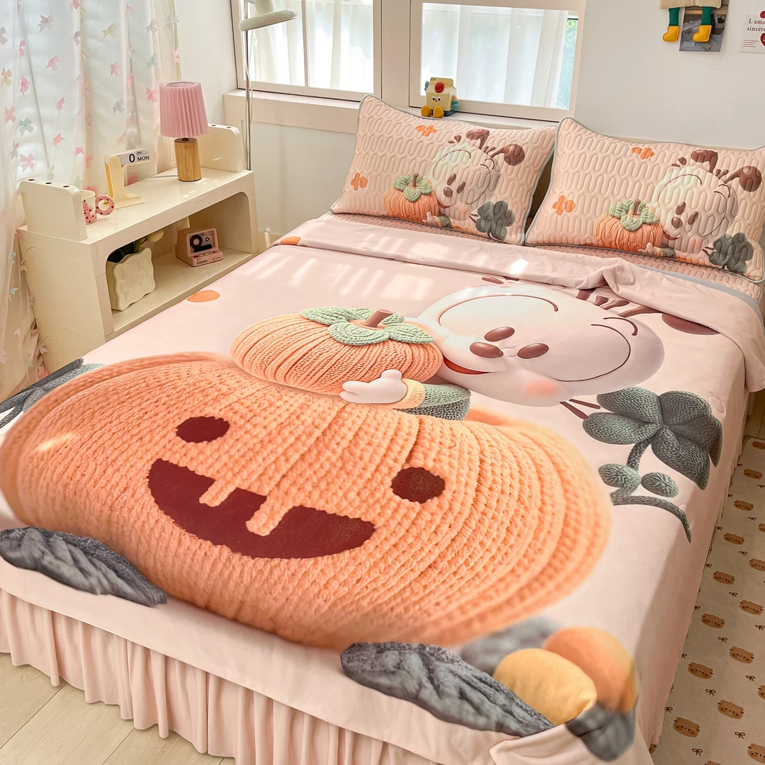 Bobdog/巴布豆5D凉感丝冰感夏凉被 舒适透气不闷汗不粘身可机洗