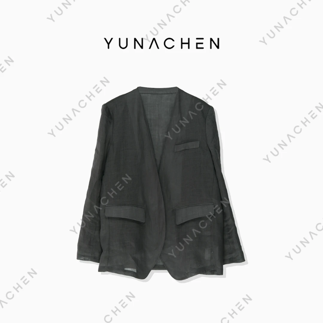 【踏雪】E21春夏时尚休闲苎麻气质西装外套22-999-Y24SW37A