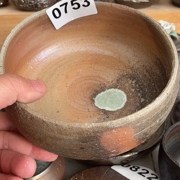 杯子陶柴烧纯手工753