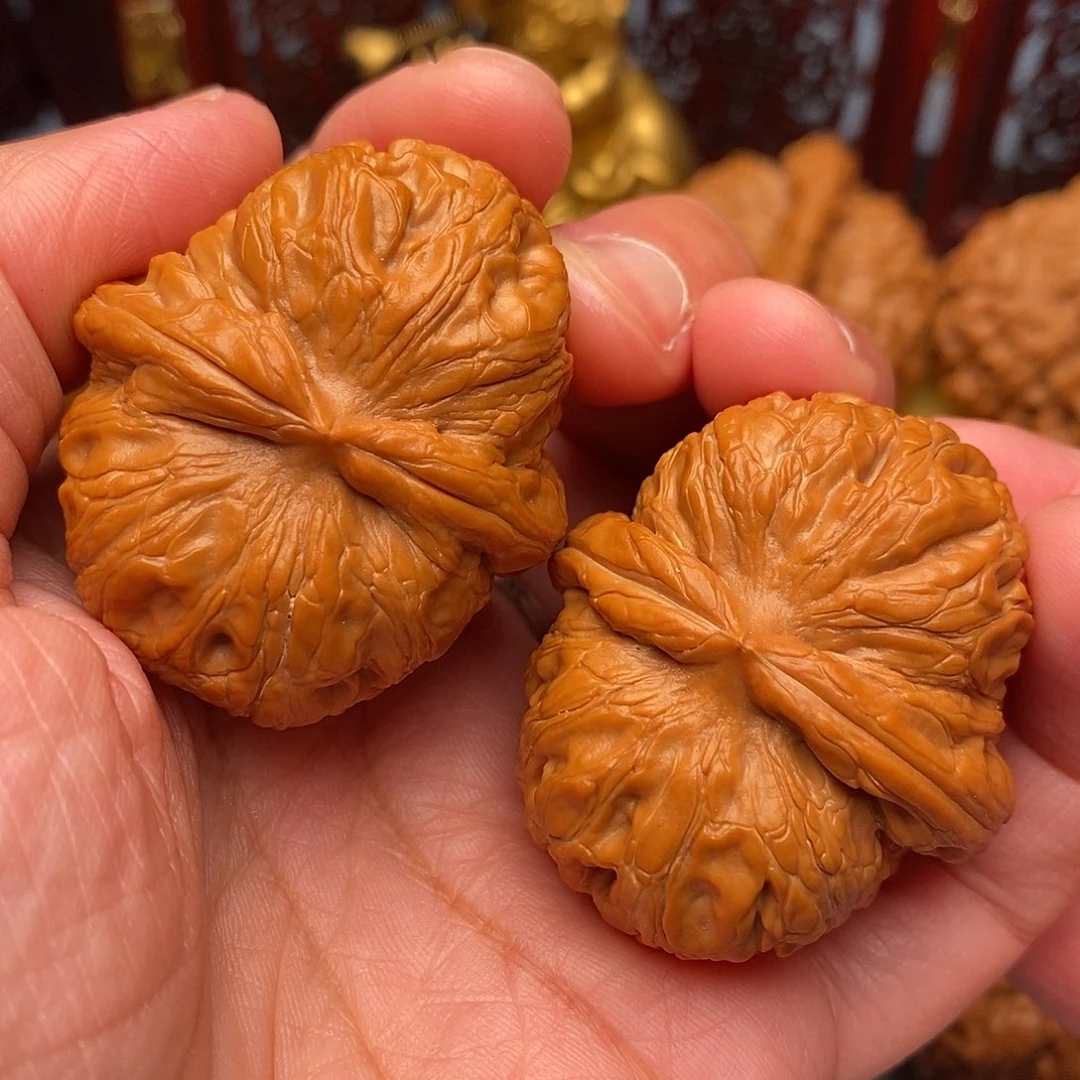 文玩核桃把件全品毕业元宝42尺