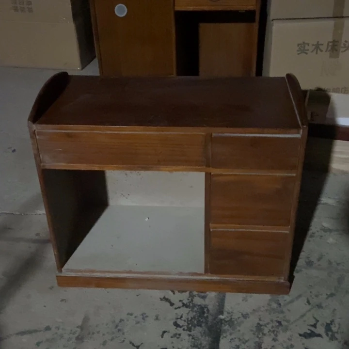 梧桐木实木茶水柜