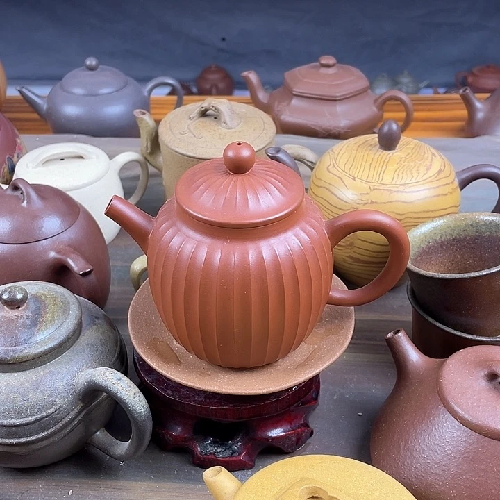 紫砂茶壶处理一把