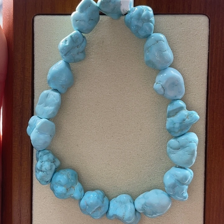 绿松石未镶嵌手串