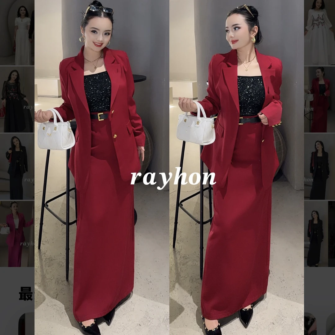 Rayhan本人新款高级时尚女装西装套装显瘦气质