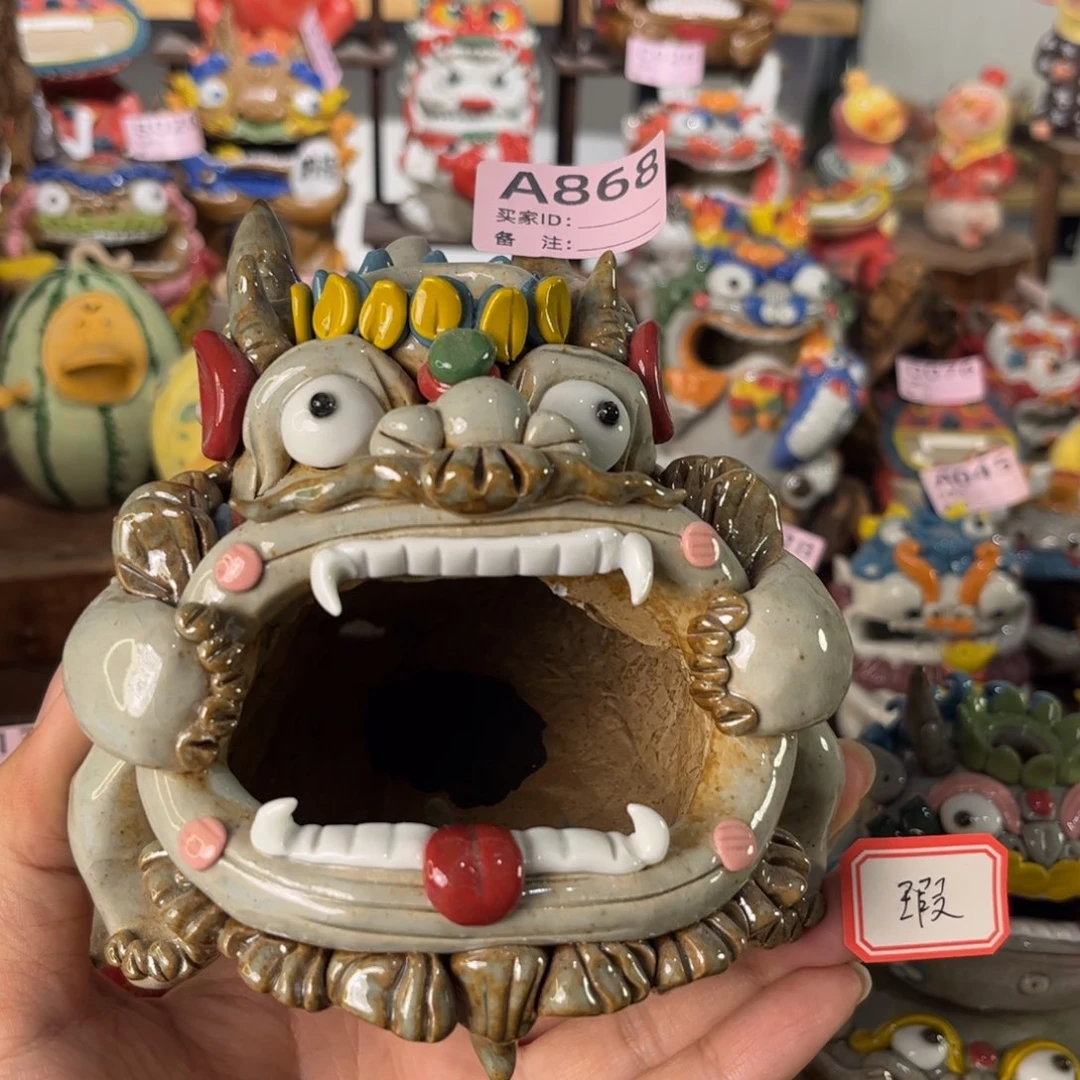 泥塑纯手工茶宠摆件