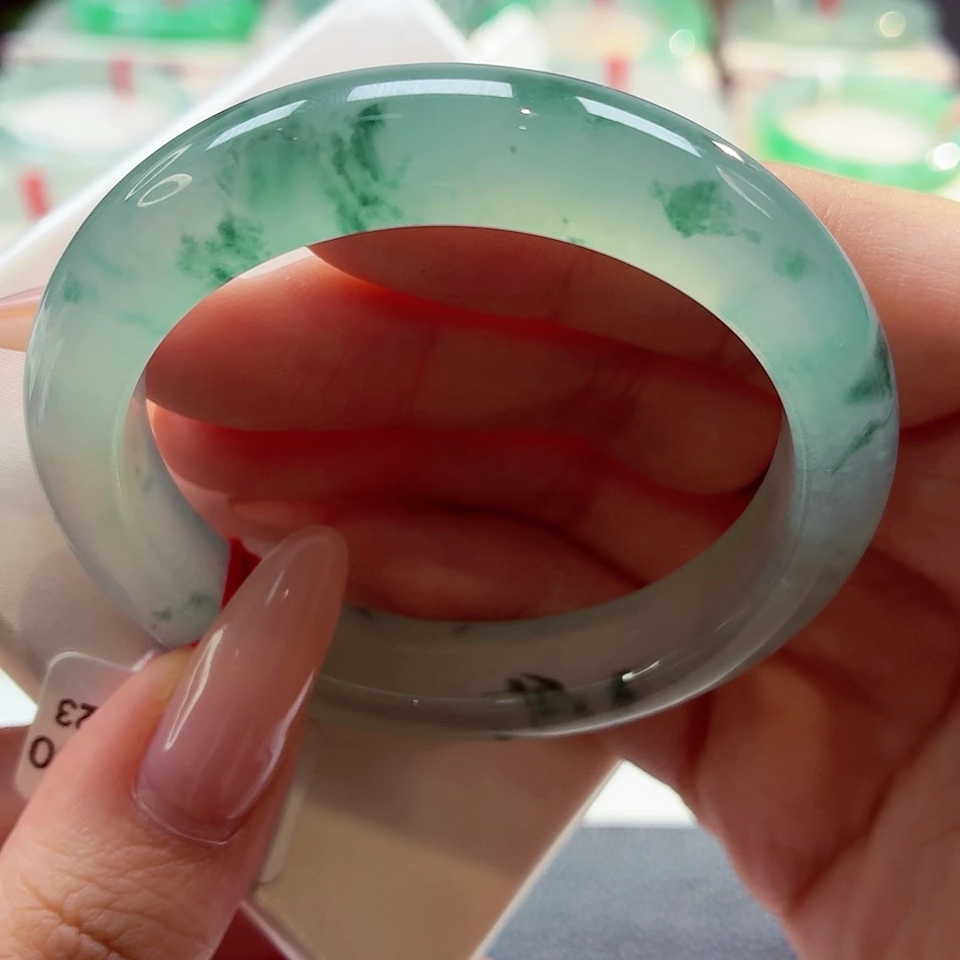 翡翠未镶嵌手镯22（51号）