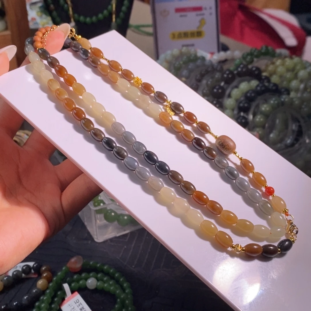 和田玉未镶嵌手链