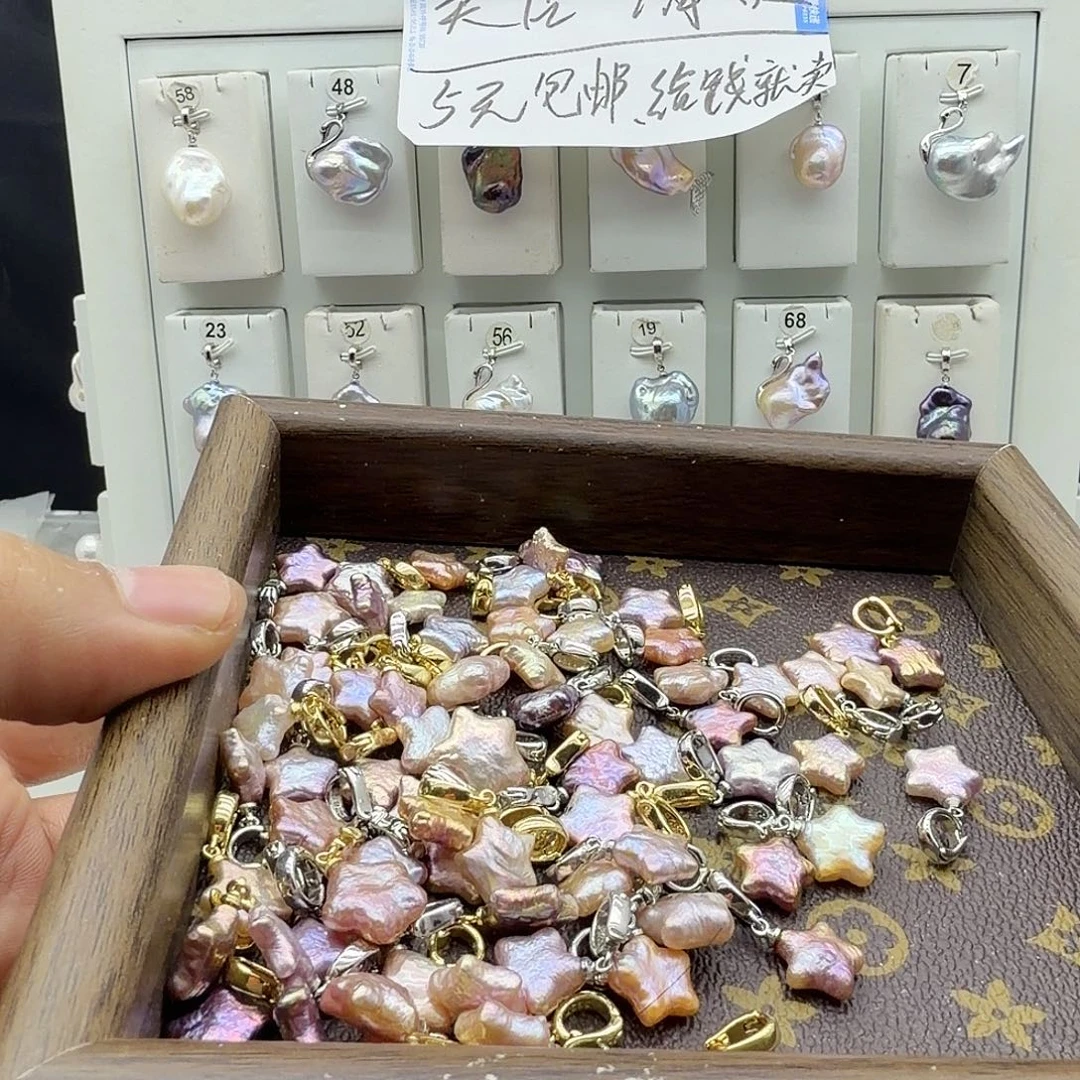 颈饰淡水珍珠合金