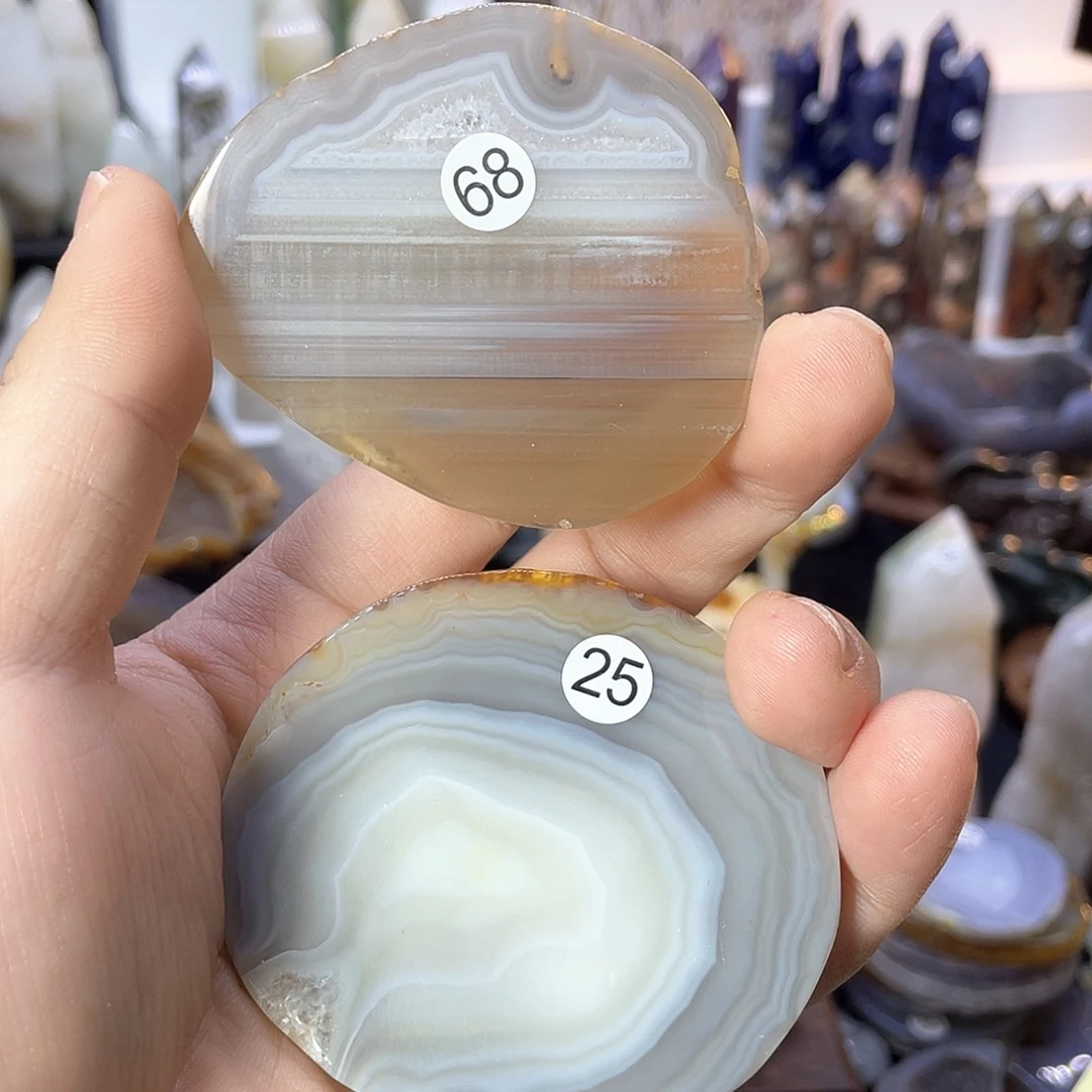 水晶超薄款两片未镶嵌