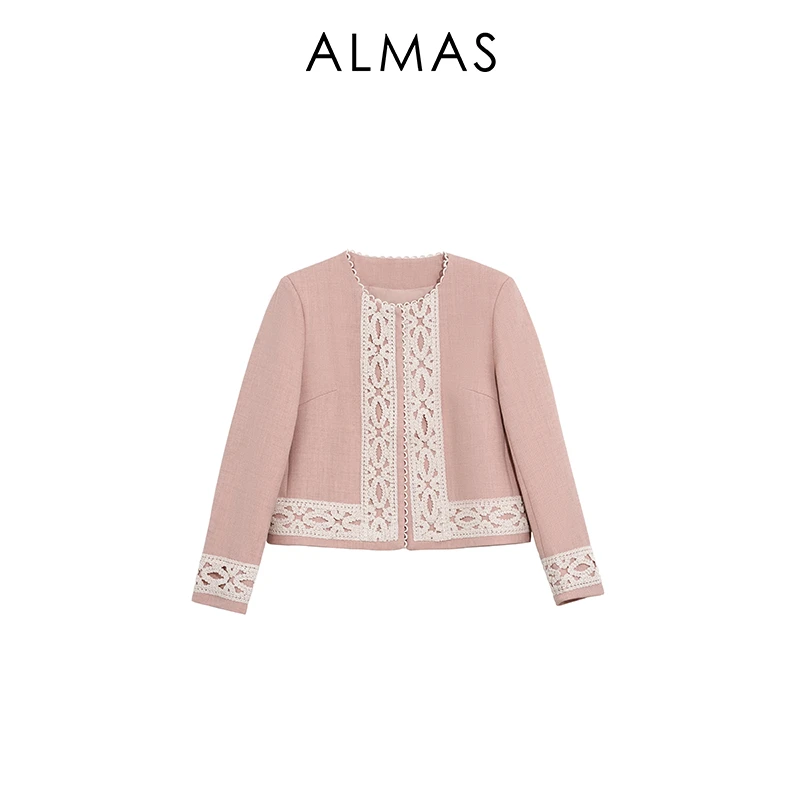 ALMAS品牌 25年SS时尚的单品波西米亚风刺绣短款上衣 WCY251245