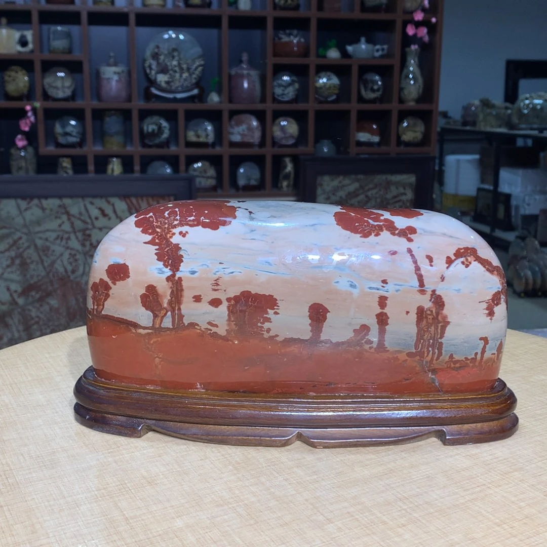 紫砂，广西国画石摆件，观赏