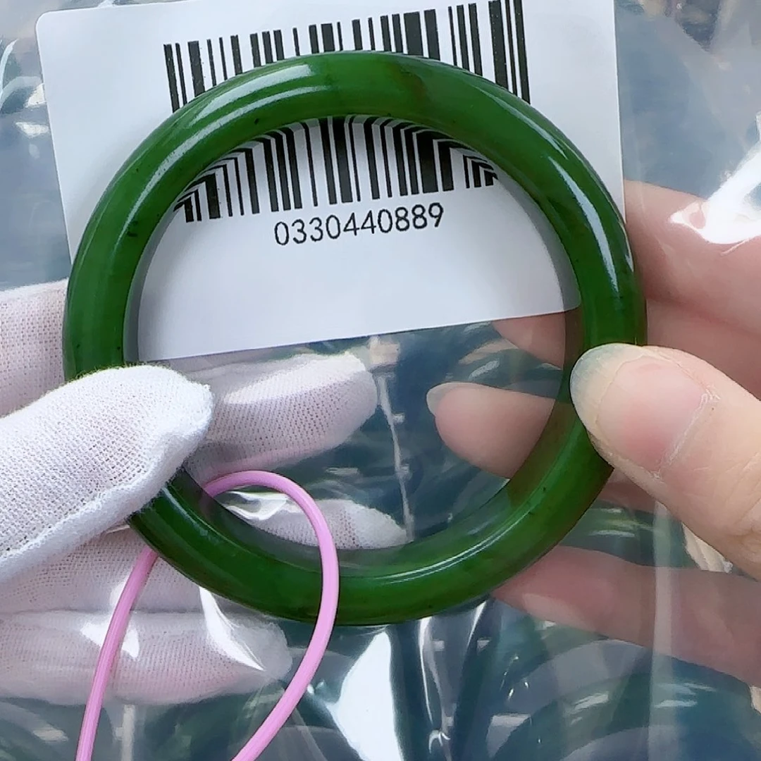 和田玉（碧玉）手镯未镶嵌6162