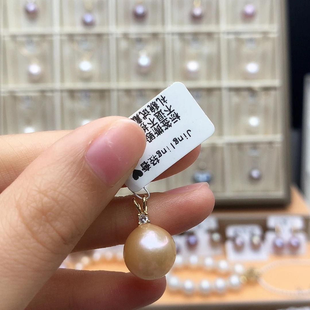 颈饰合金淡水珍珠