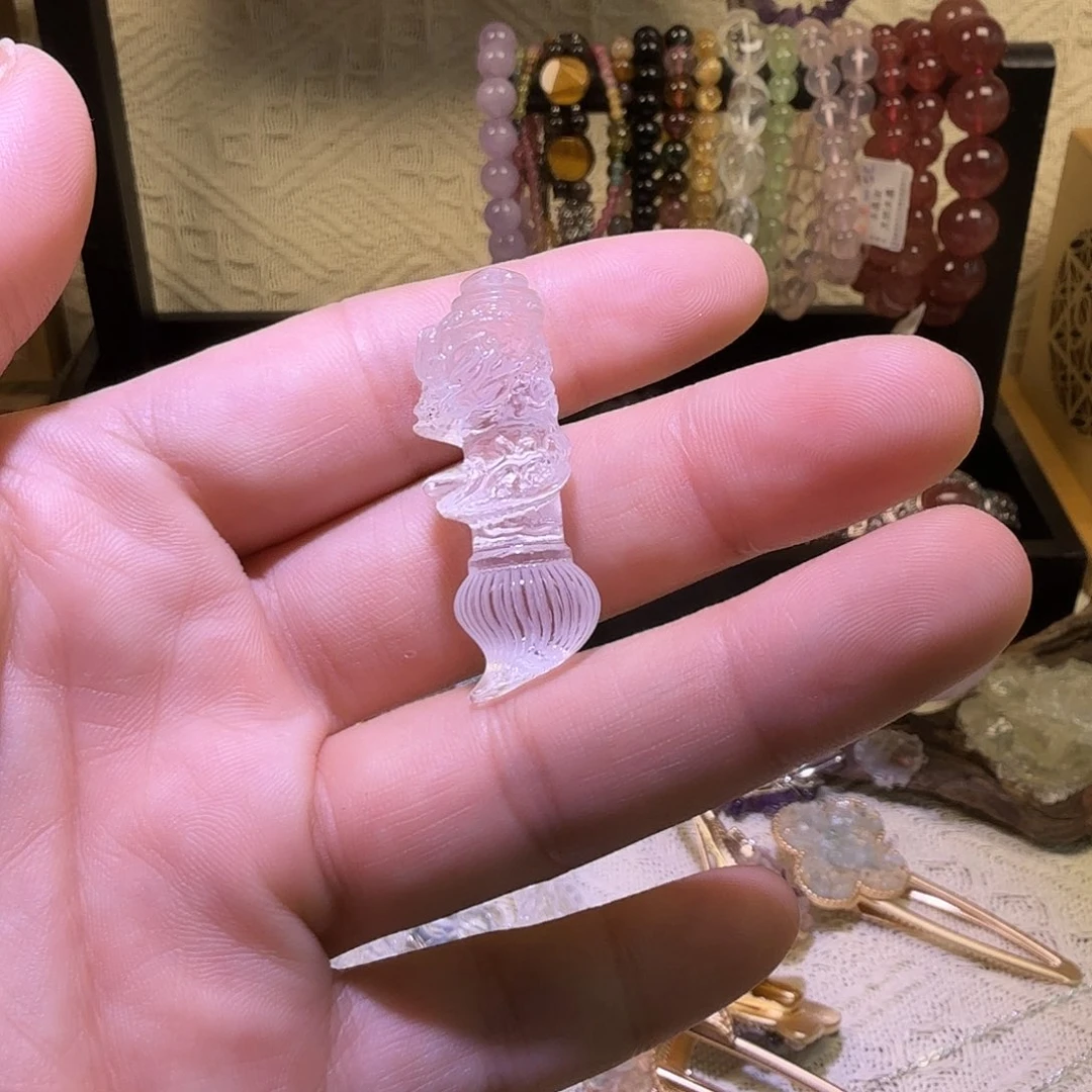 静***你未镶嵌颈饰水晶白