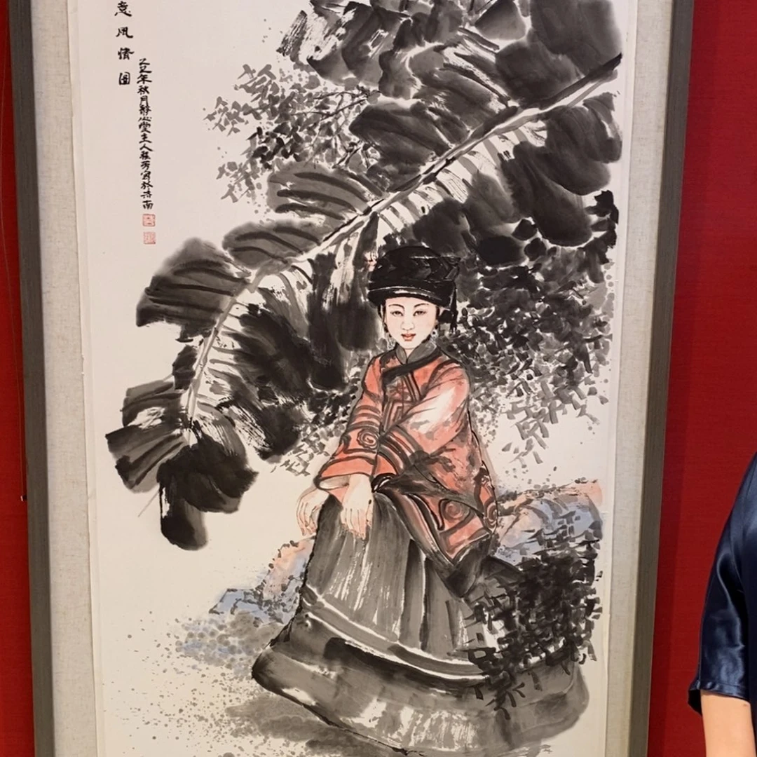 国画新古典主义仕女人物代表——程芳