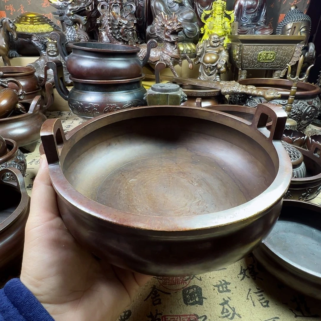 铜香炉风水摆件家用香炉