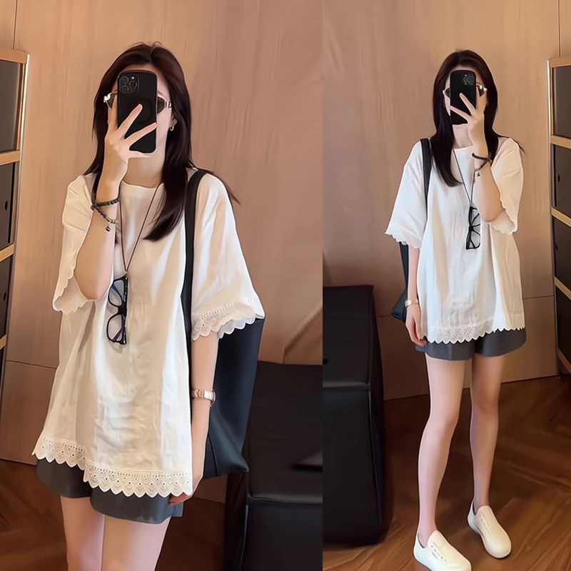 夏季搭配一整套女2025新款法式洋气短袖上衣高腰西装短裤两件套潮