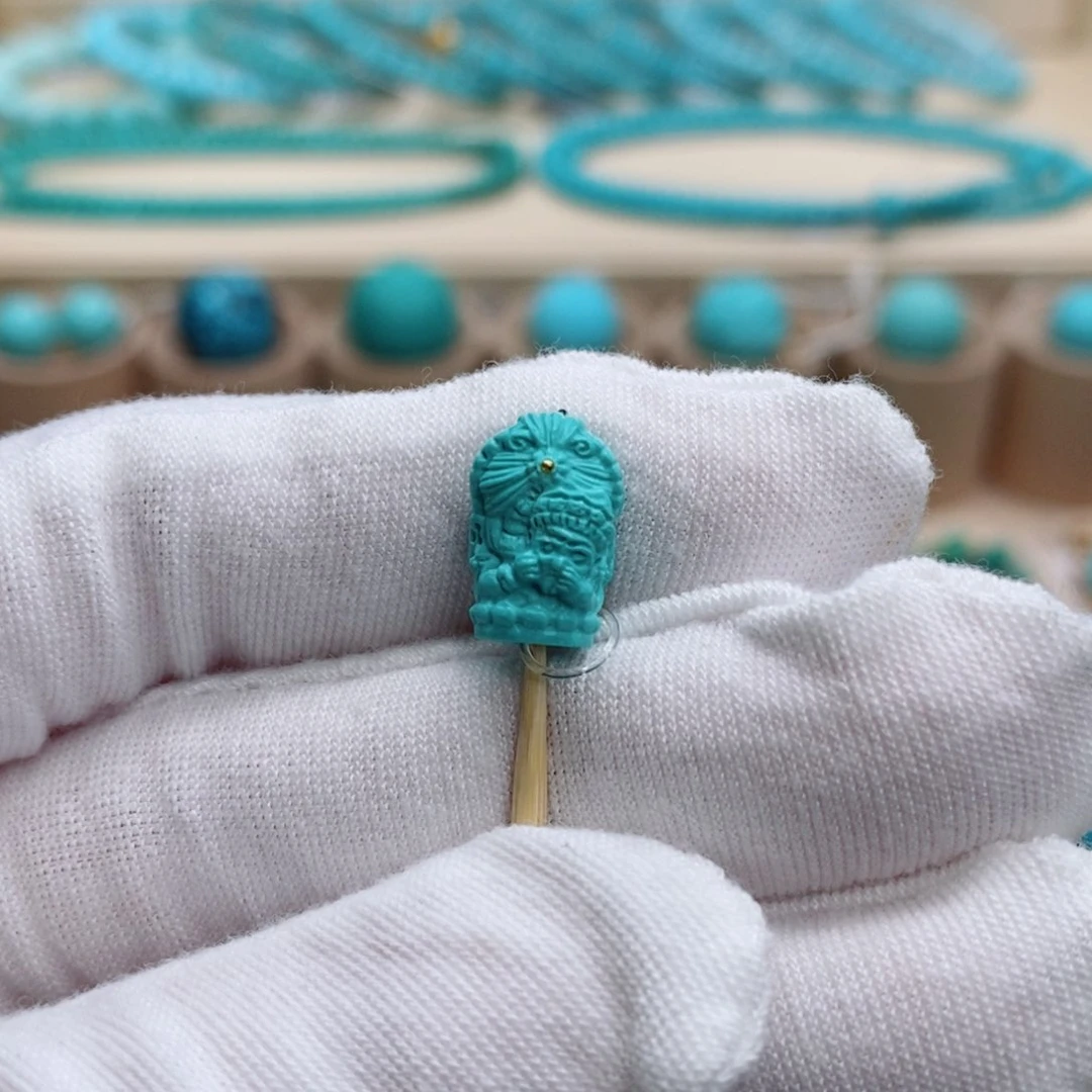 绿松石珠宝奇石未镶嵌