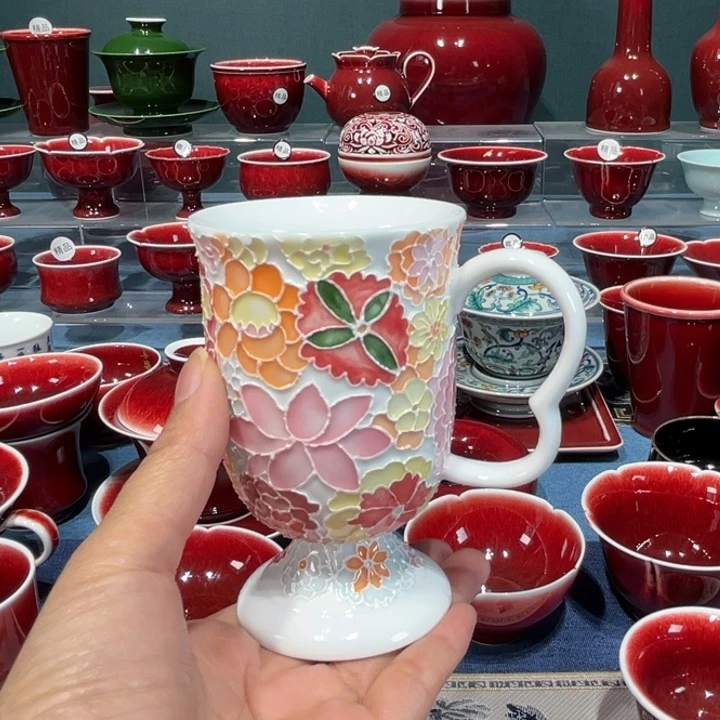 景德镇浅行窑咖啡杯