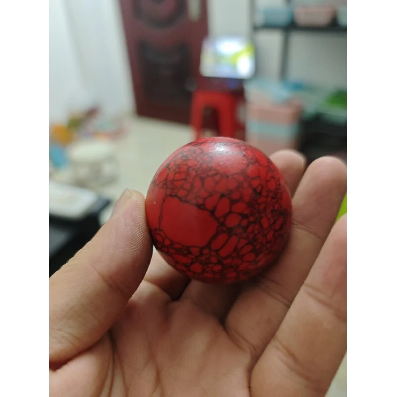S5 红铁线手球(盘玩拍两个)