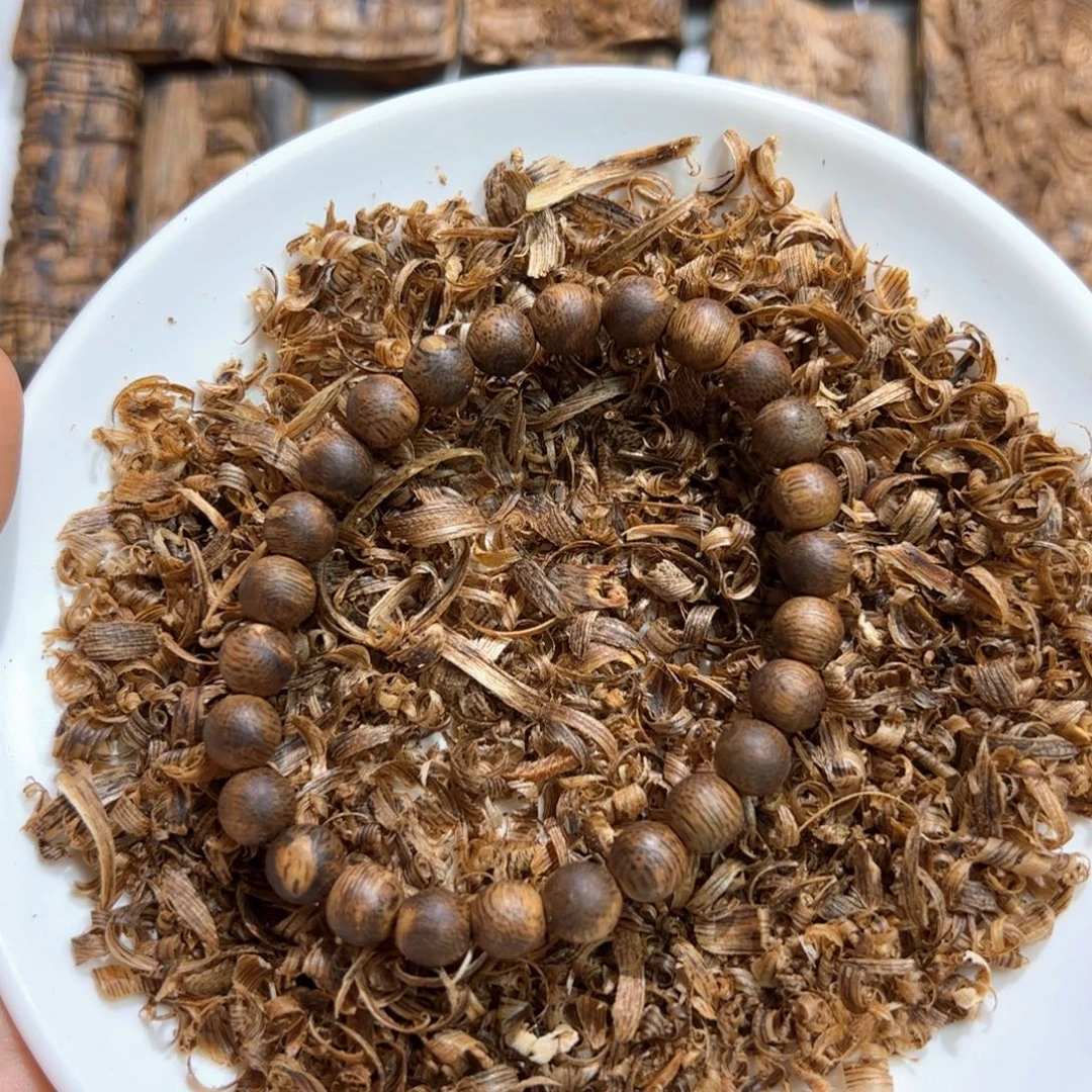 沉香碎屑沉香白棋07单圈圆煮