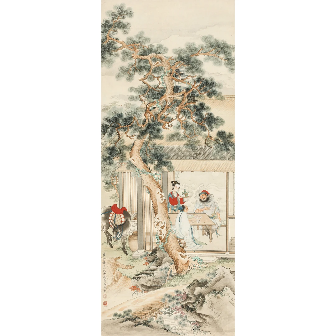 18、李*展 把盏叙旧【煦风53拍卖】