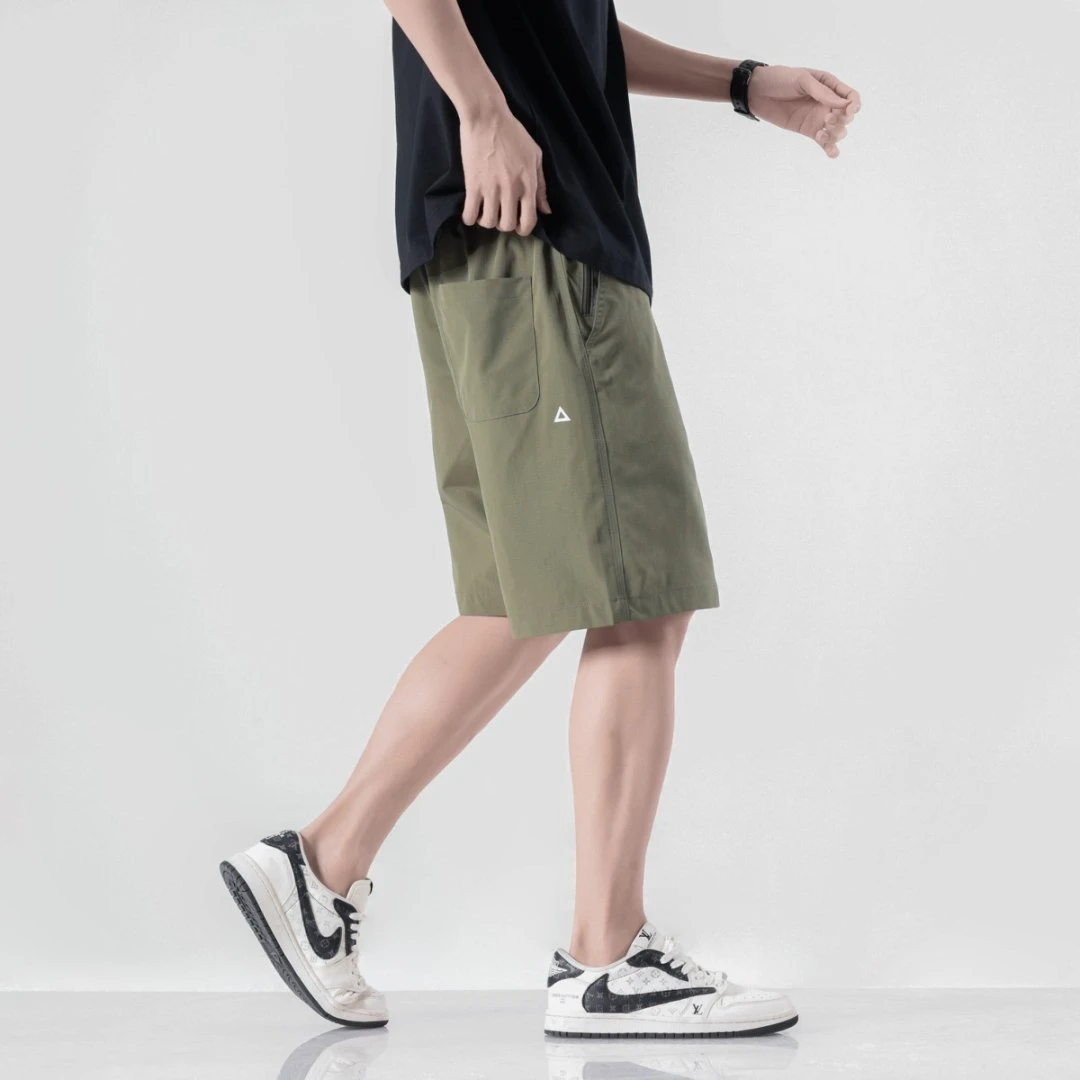 夏日新款透气休闲直筒宽松百搭潮流五分男女同款冰丝短裤