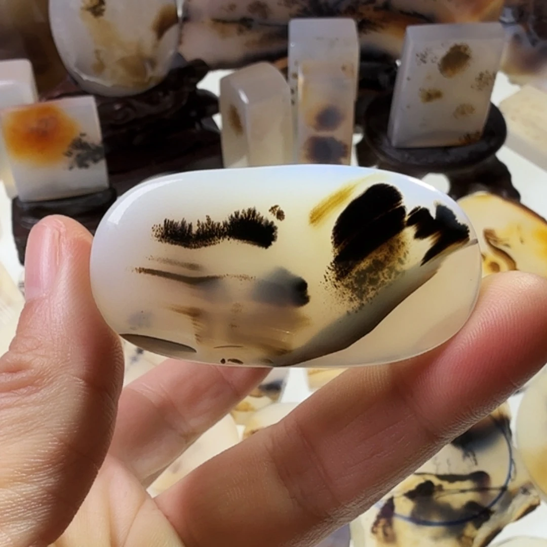 玛瑙/玉髓未镶嵌珠宝半成品