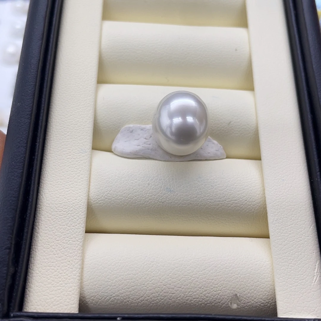海水珍珠裸珠澳白13-14mm