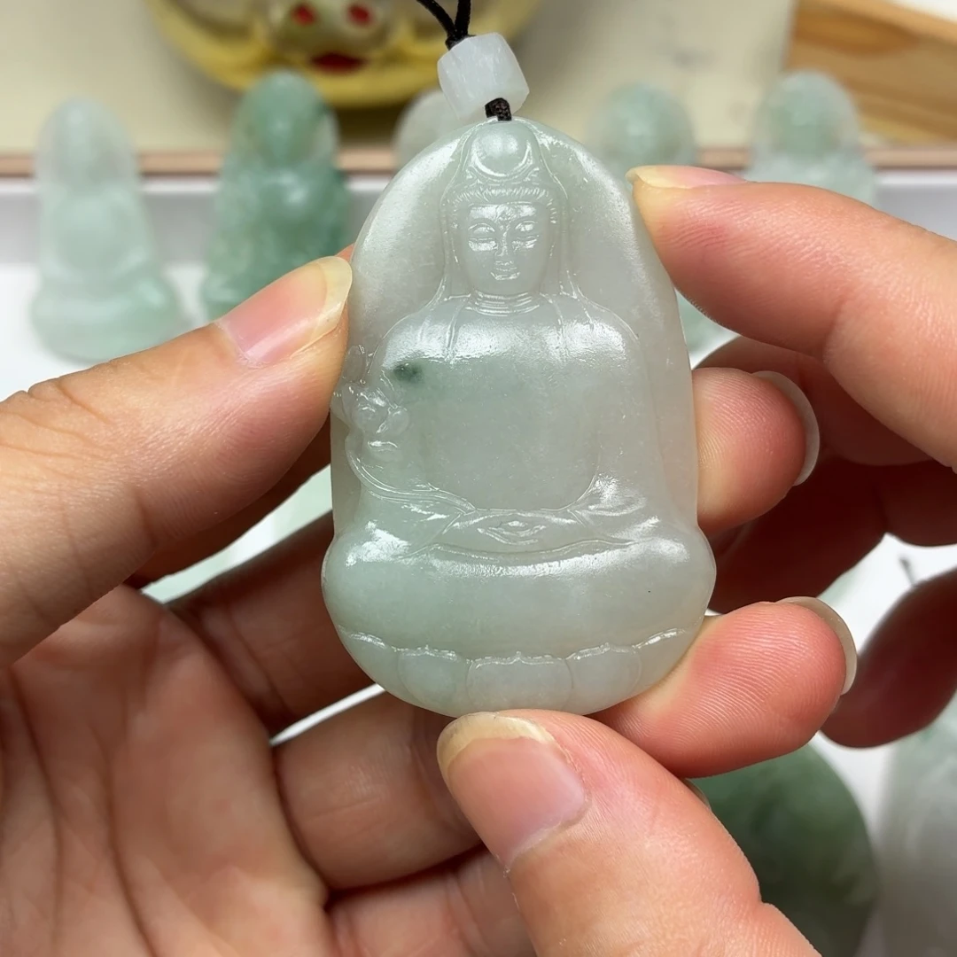 未镶嵌定制翡翠观音
