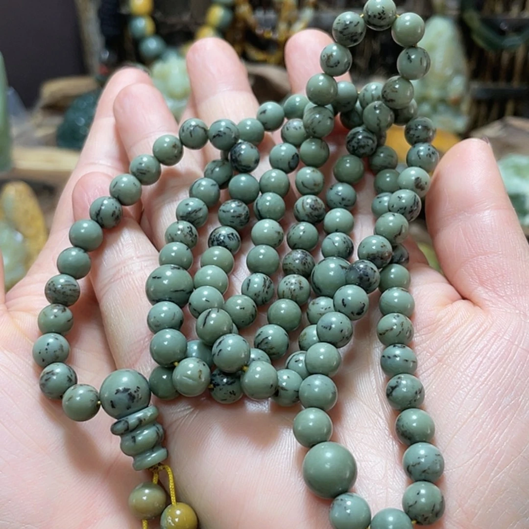 【闪购商品】岫岩河磨玉（透闪石质玉）挂件未镶嵌水****吉