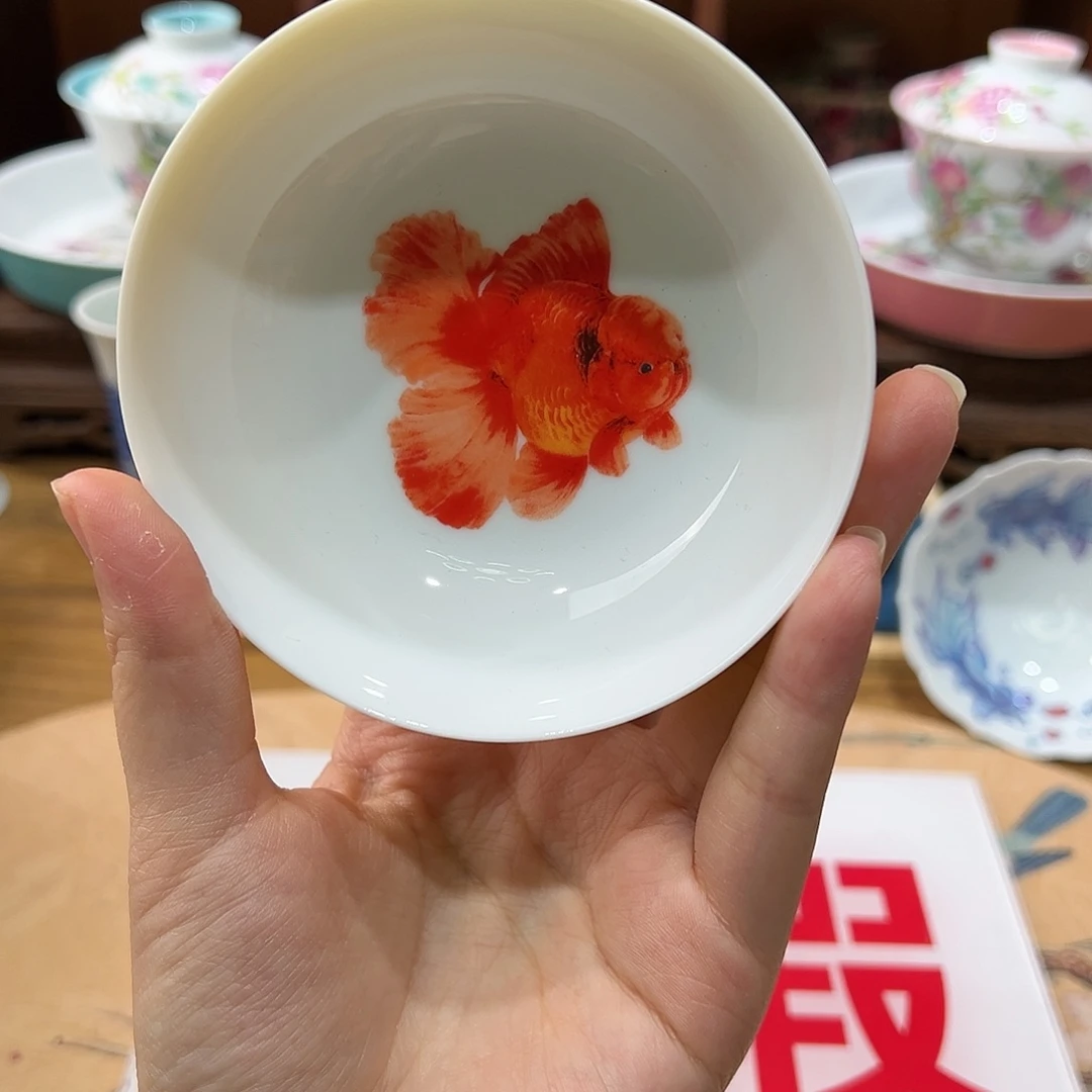 微瑕微瑕景德镇陶瓷黄