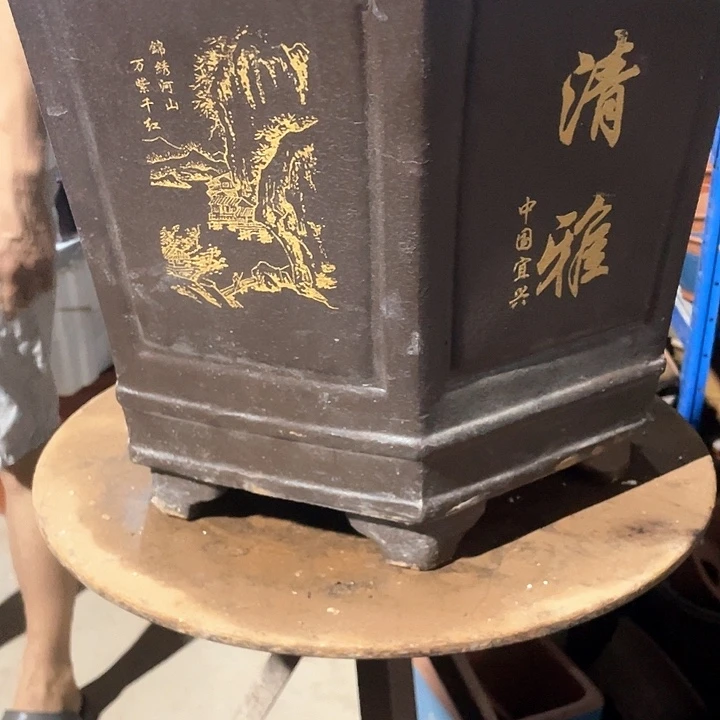 黑色清雅六方大号