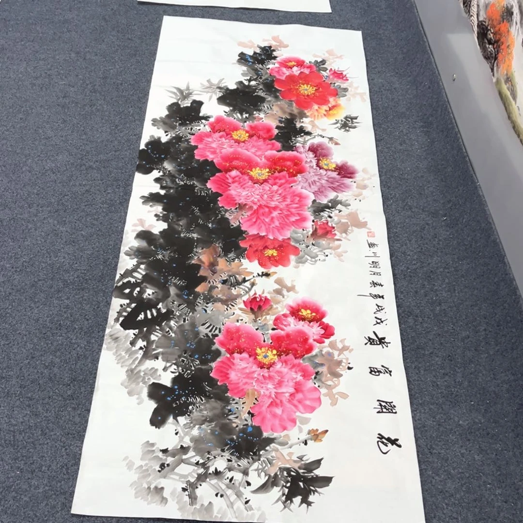 国画国画作品老师手绘
