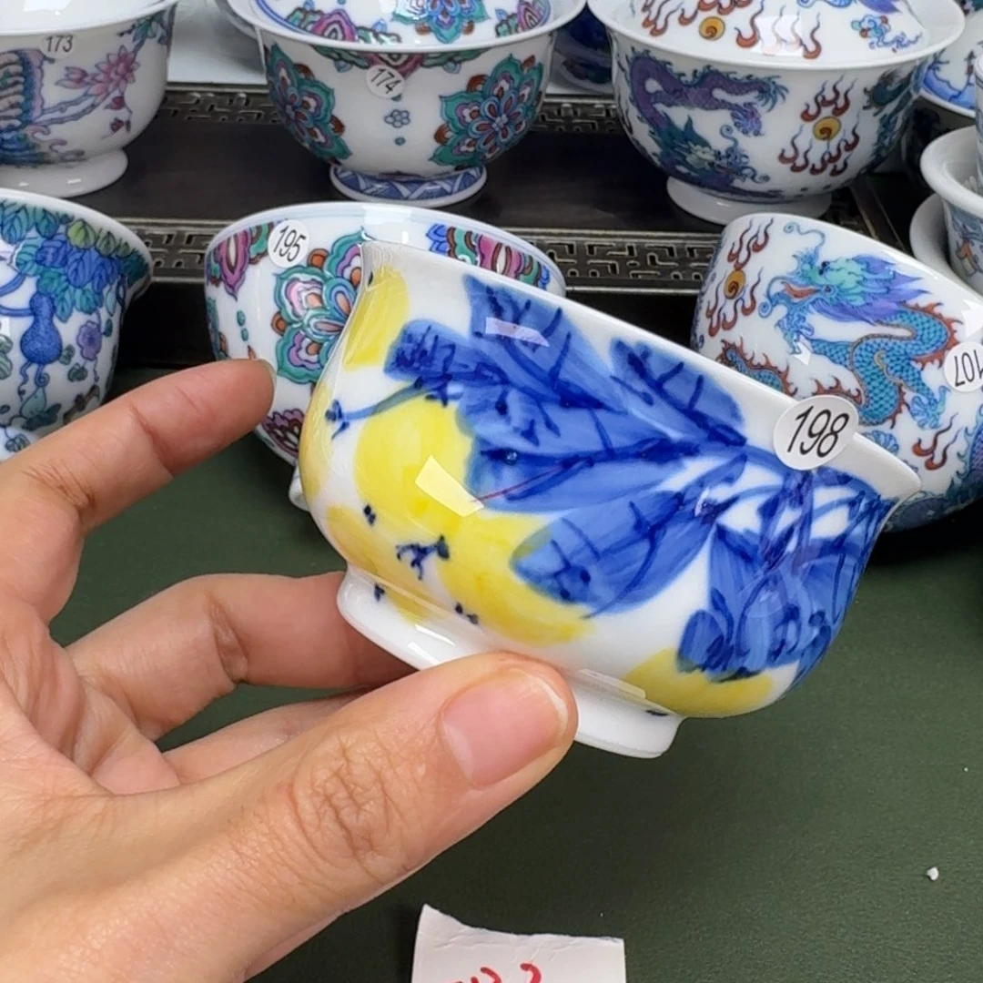 沙沙手工手绘茶具198