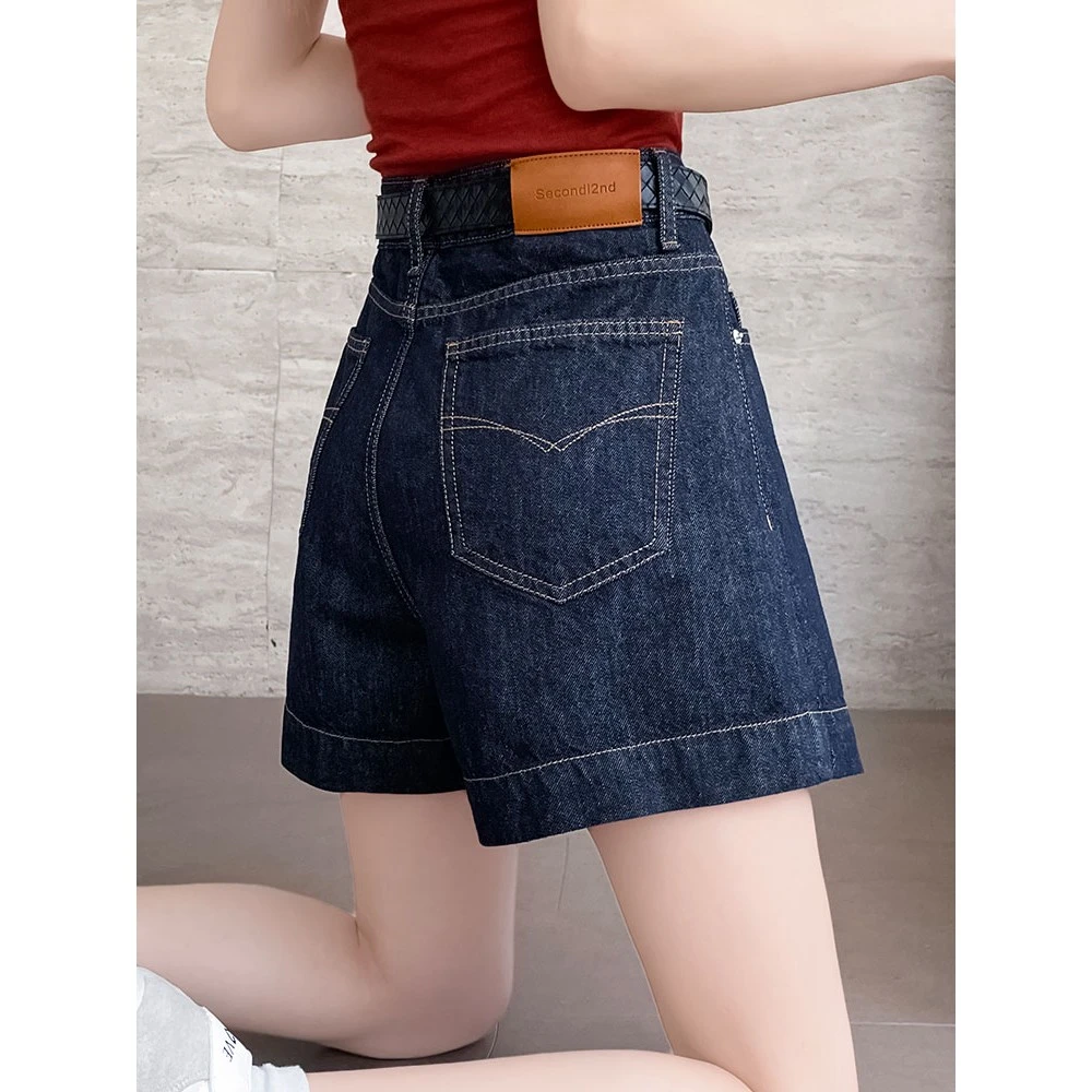 高腰牛仔短裤女夏2025新款爆款夏季薄款休闲宽松夏天a字显瘦外穿