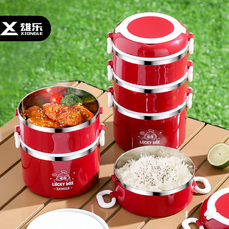 304不锈钢保温饭盒上班专用新款2-3人用大容量微波炉专用便当盒