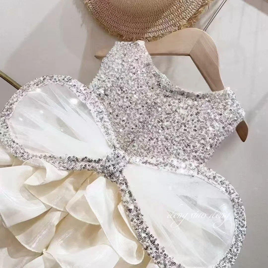 女童夏装连衣裙2025新款小众高级轻奢宴会蓬裙礼服裙小女孩仙女裙