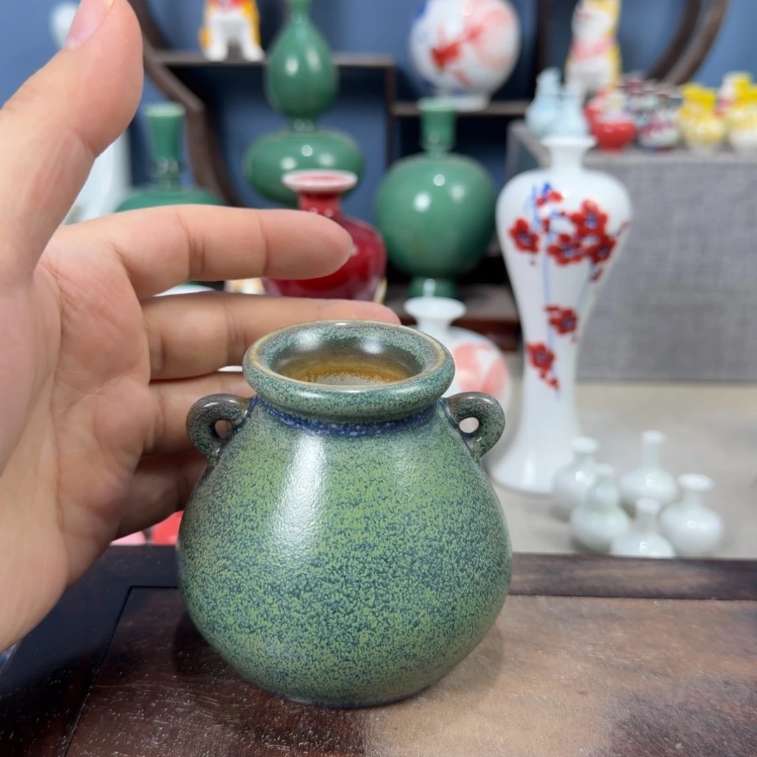 陶瓷手工小花器摆件