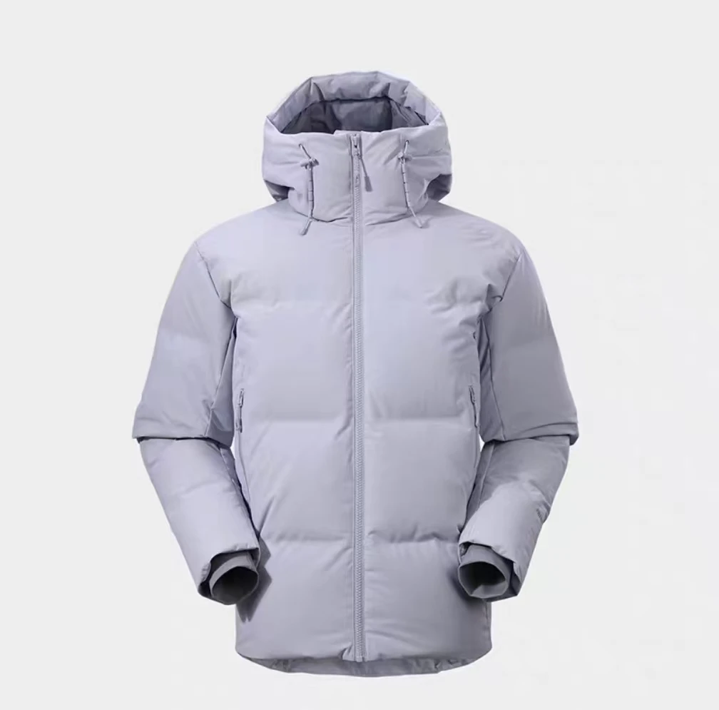 冰川-达古冬季新款连帽鹅绒服保暖防风防雨羽绒外套男女同款