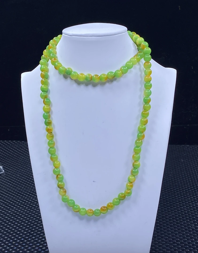 绿8mm 108项链发一条J05