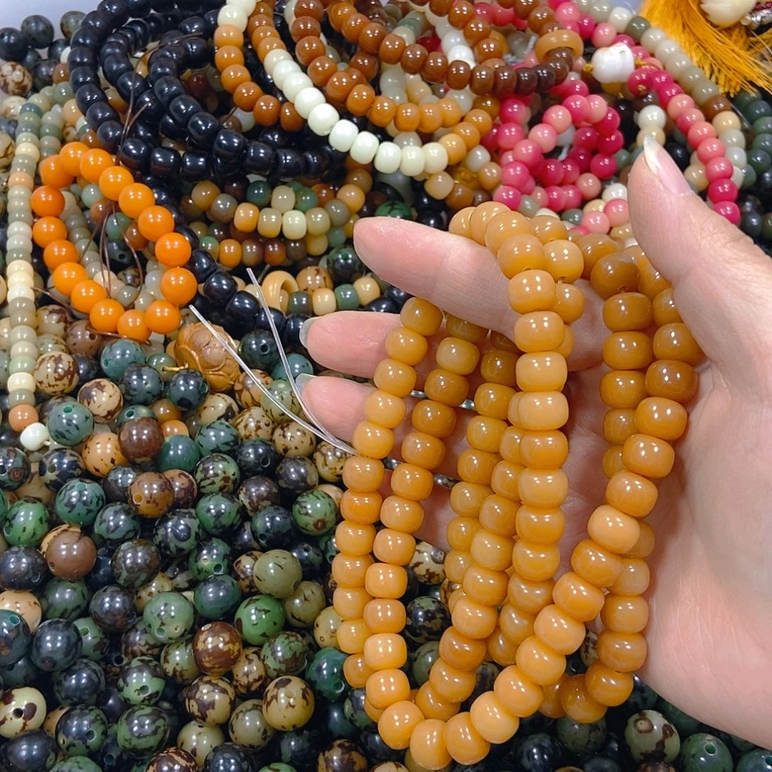 美***遇白玉菩提吊坠108颗菩提珠子