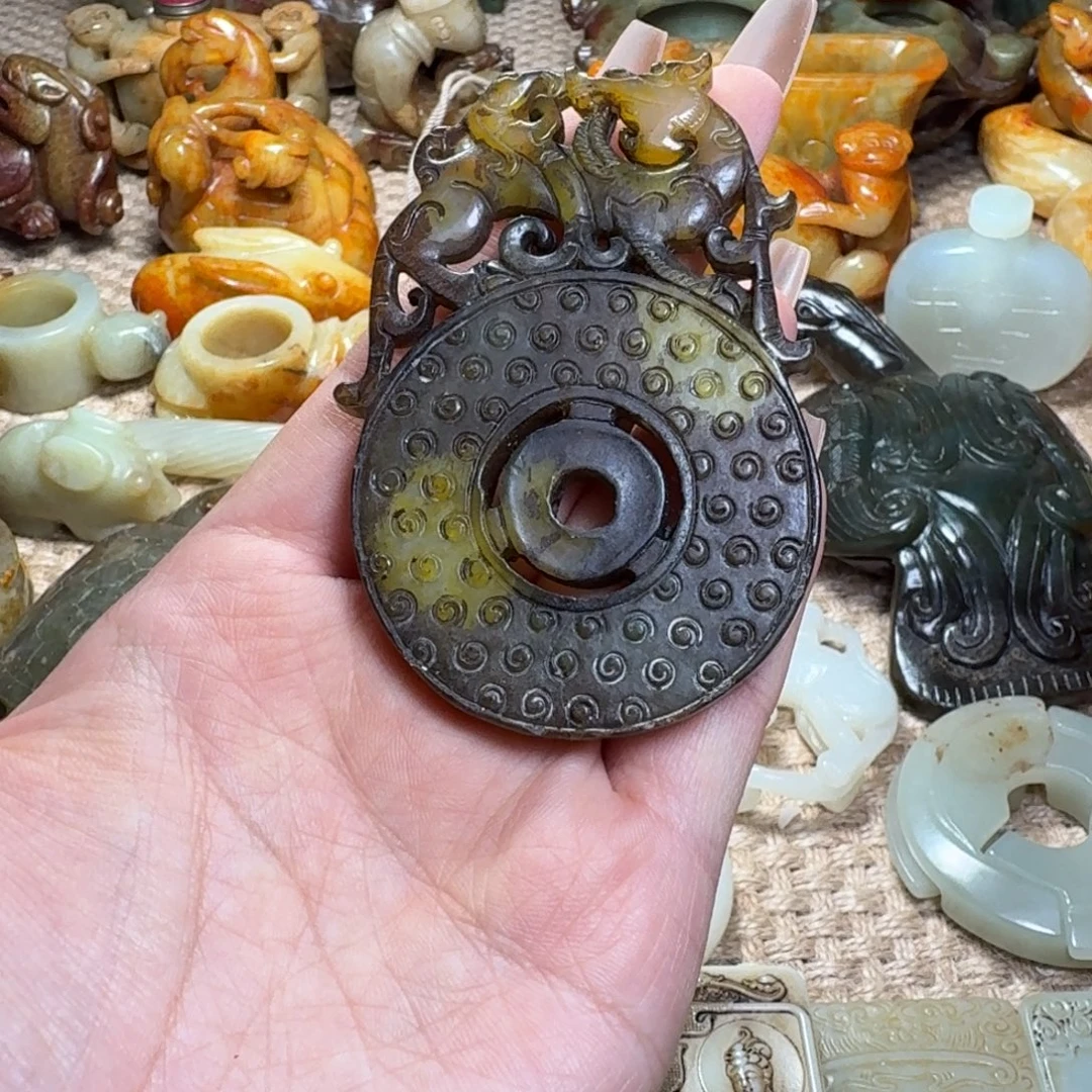 白玉菩提吊坠挂件