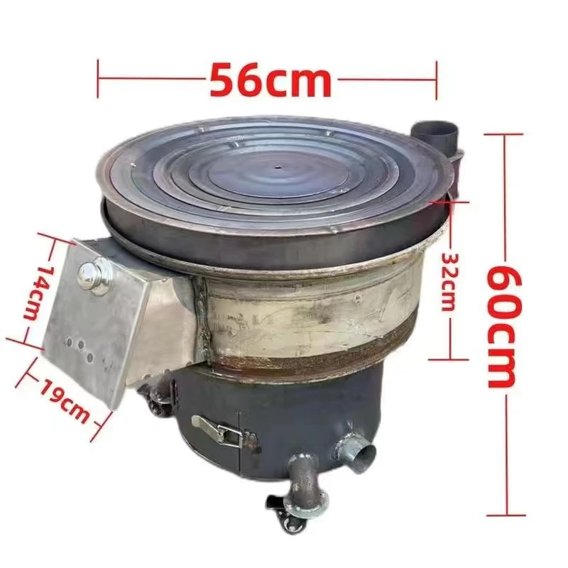 新款煤柴两用汽车轮毂改装柴火竈加厚钢圈家用农村可移动地垒德株