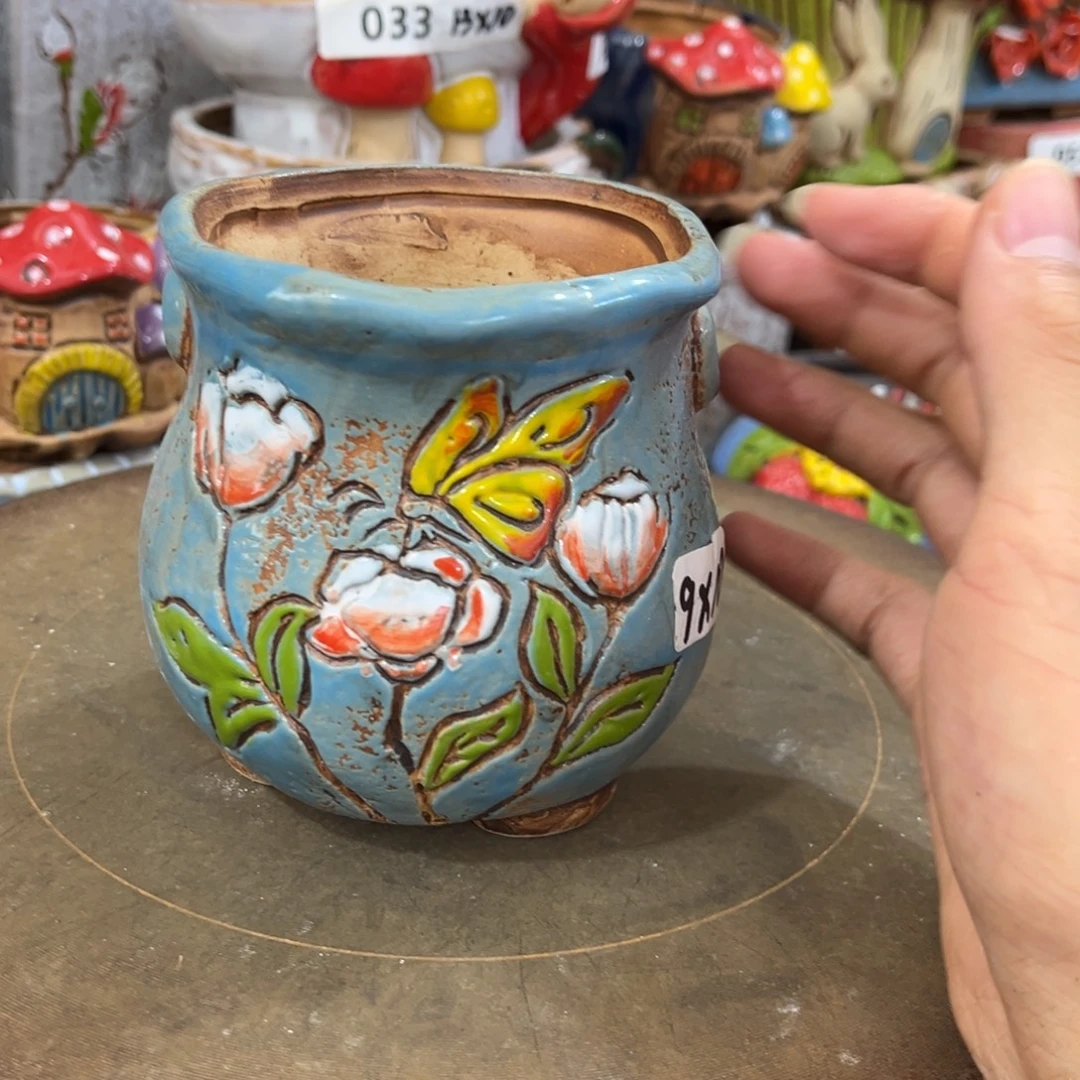 粗陶多肉花盆花盆