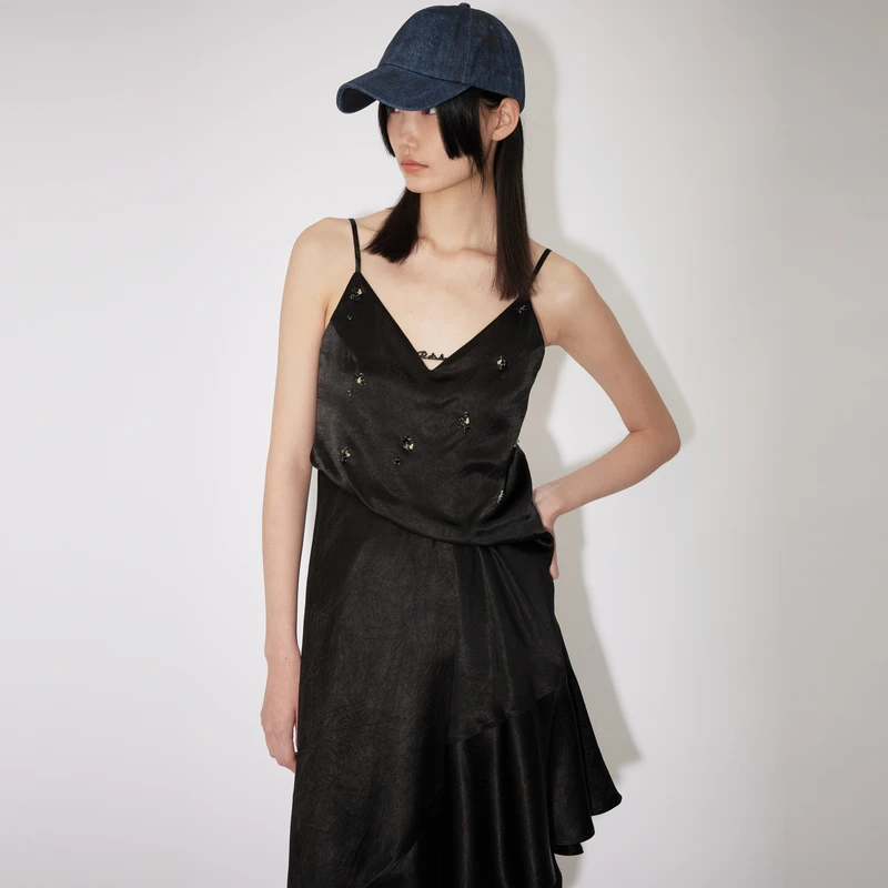 REVAN芮范闺房风手工钉钻连衣裙RM31101219